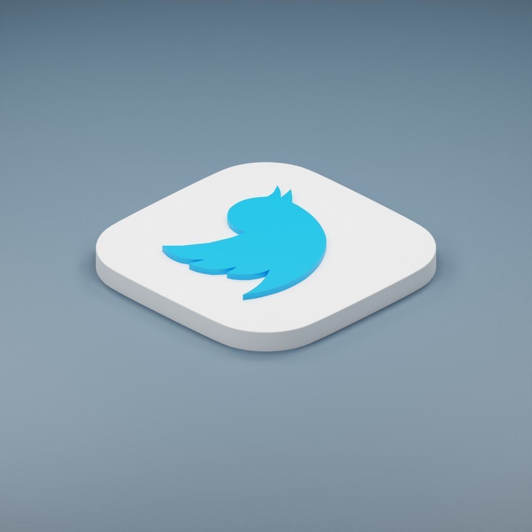  Social Media Icon 3D model_10