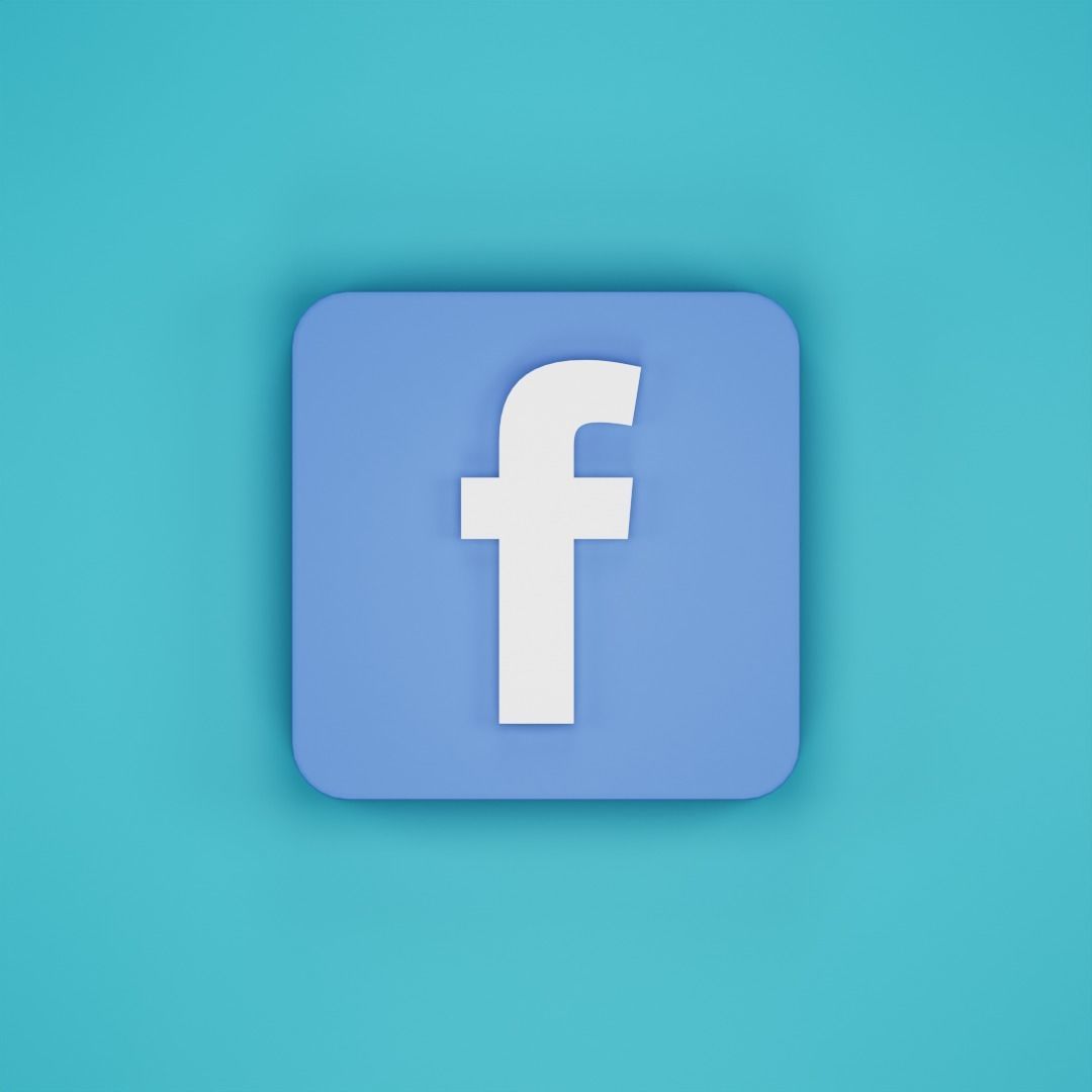  Social Media Icon 3D model_3
