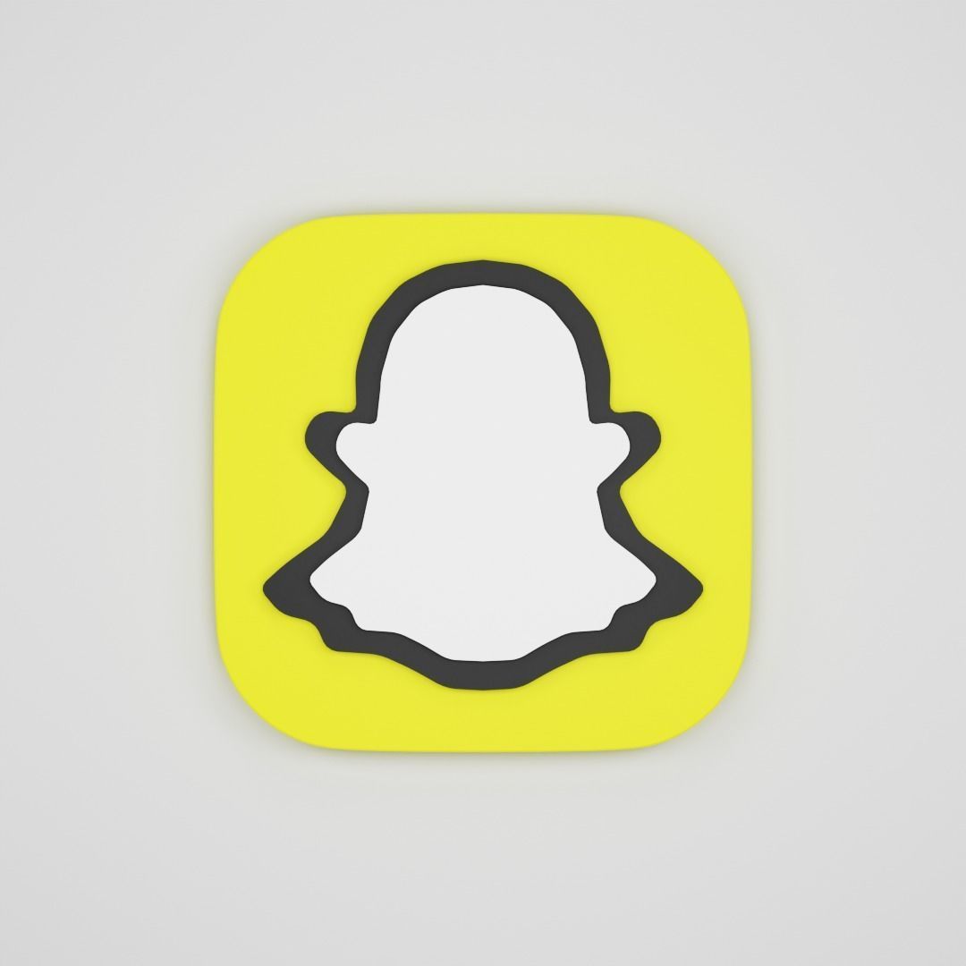  Social Media Icon 3D model_7