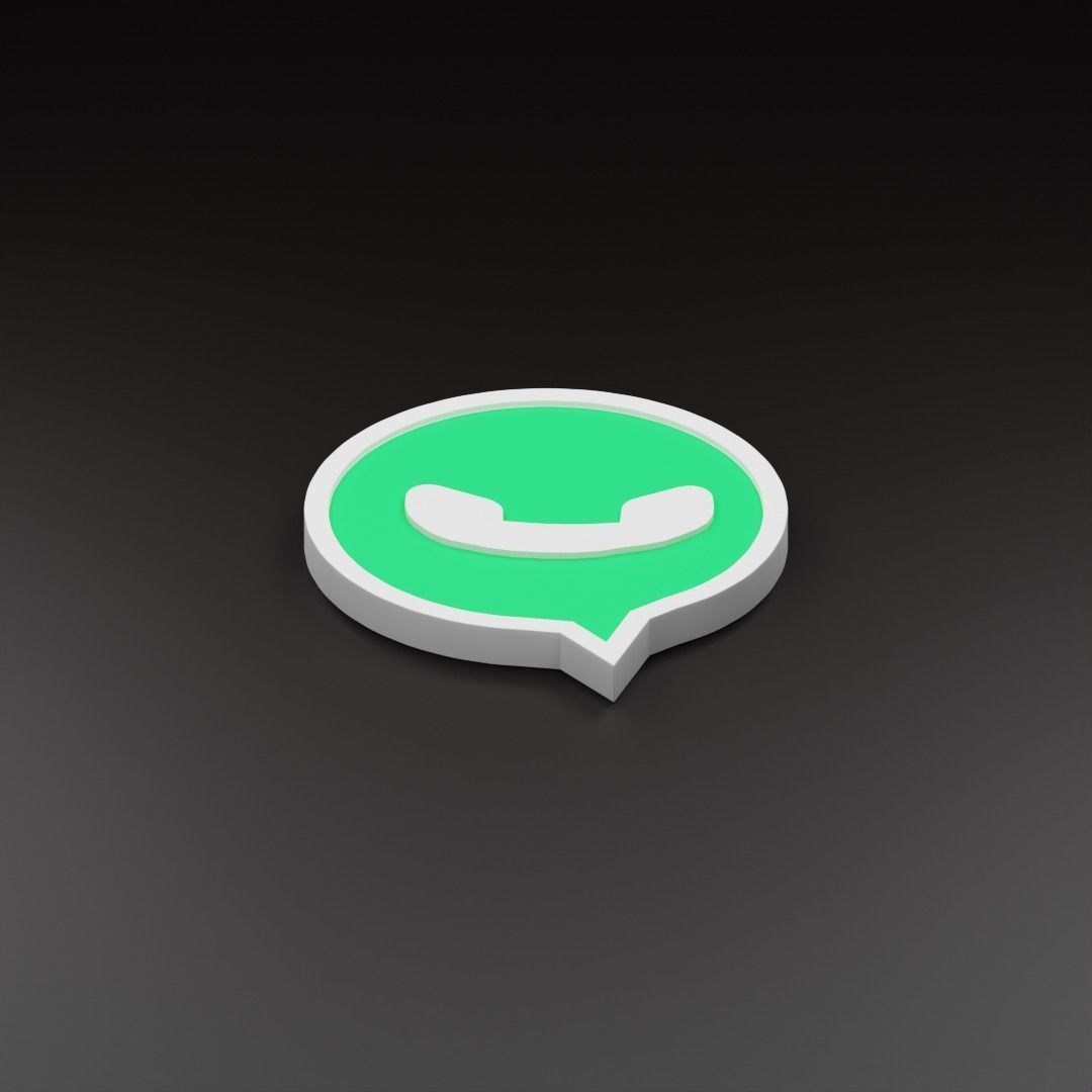  Social Media Icon 3D model_12