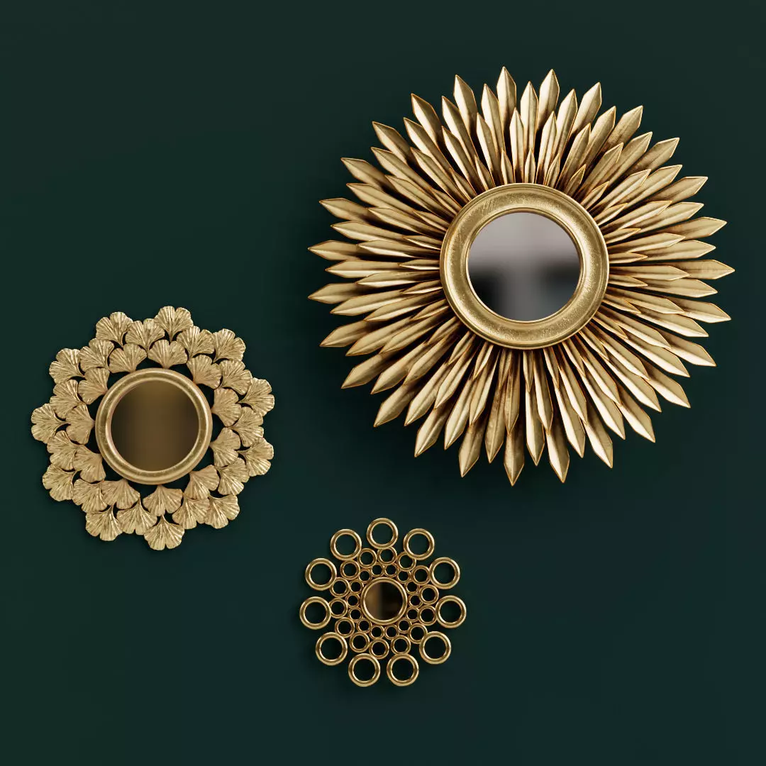 Mirrors pack 3D model_0