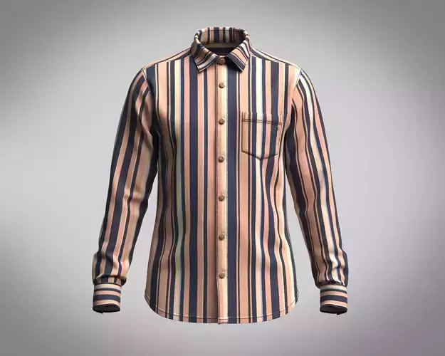 Mens Vintage Stripe Shirt