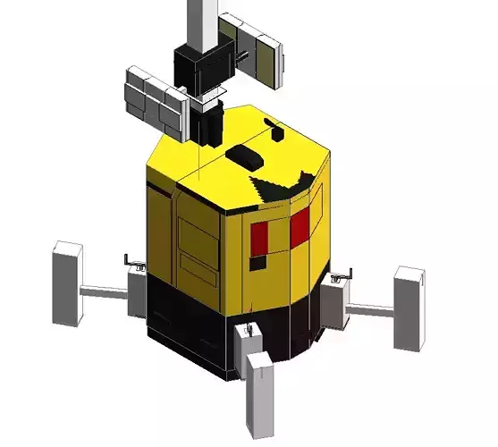 Light Tower 3D model-28 Low-poly 3D model