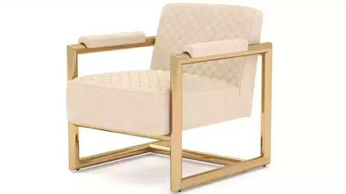 Leather Contemporary Armchair