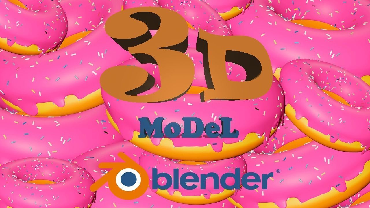 Donut - 3D Model -blender 3D model_5