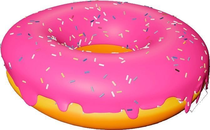 Donut - 3D Model -blender 3D model_3