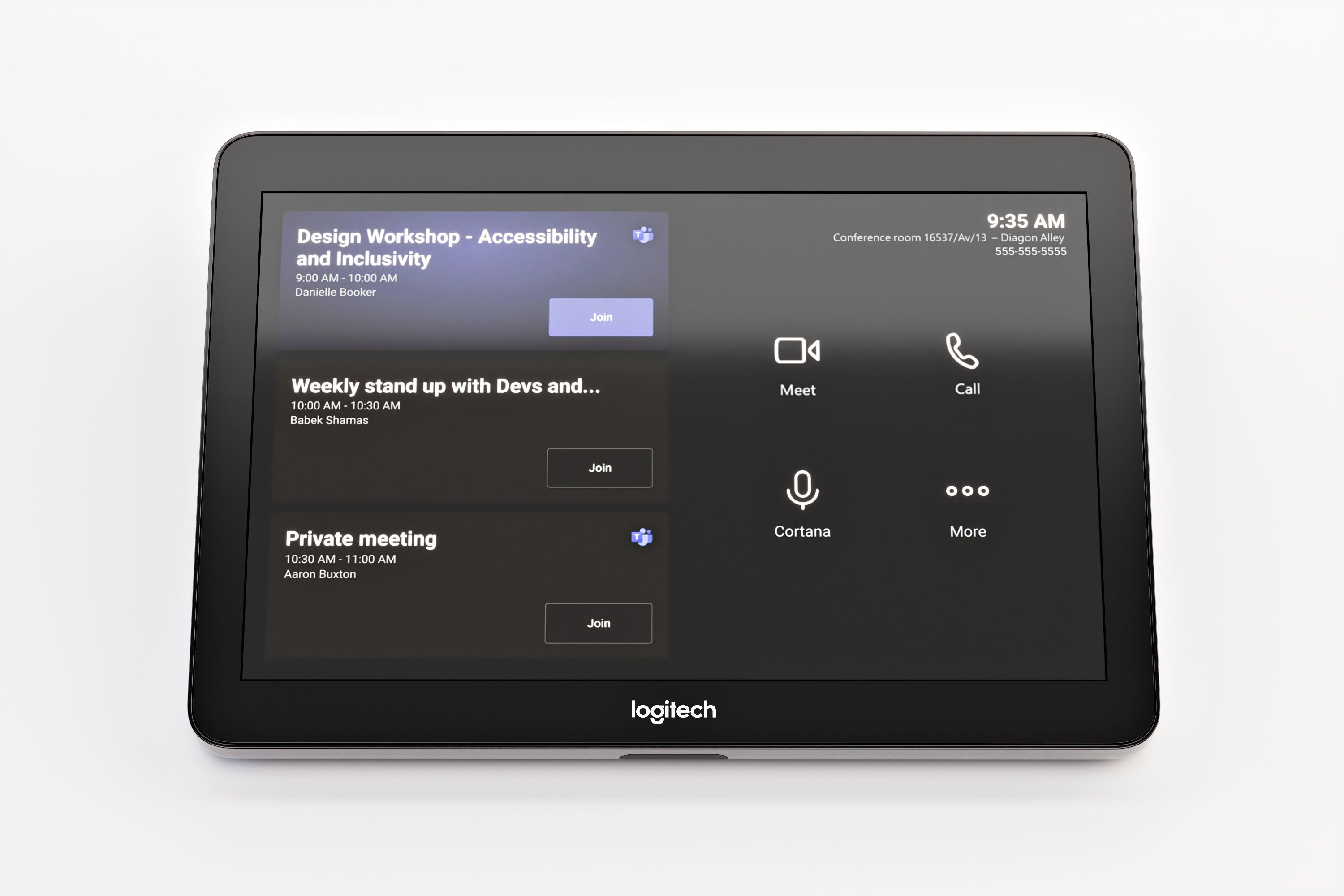 Logitech Tap - Meeting Room Touch Controller 3D model_3