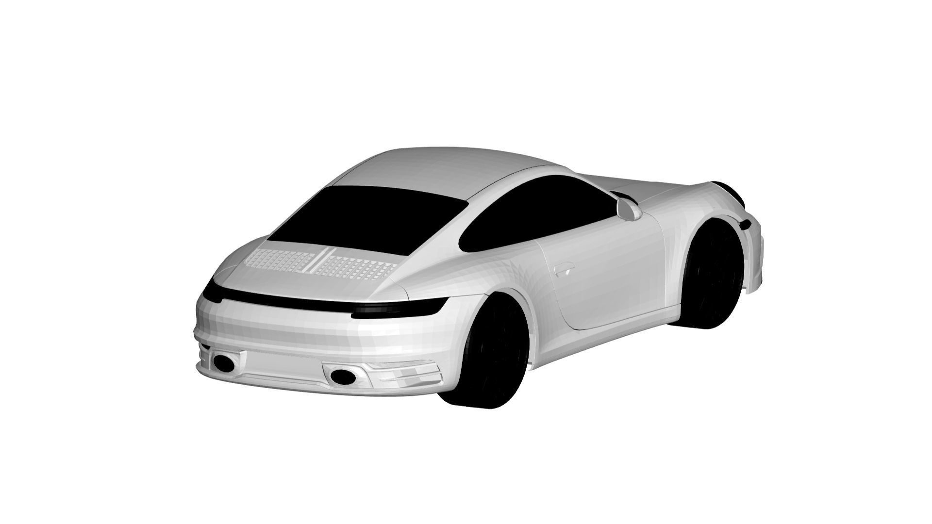 Porsche 911 carrera S 3D model_1