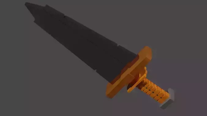 3D Sword Low-poly game version
