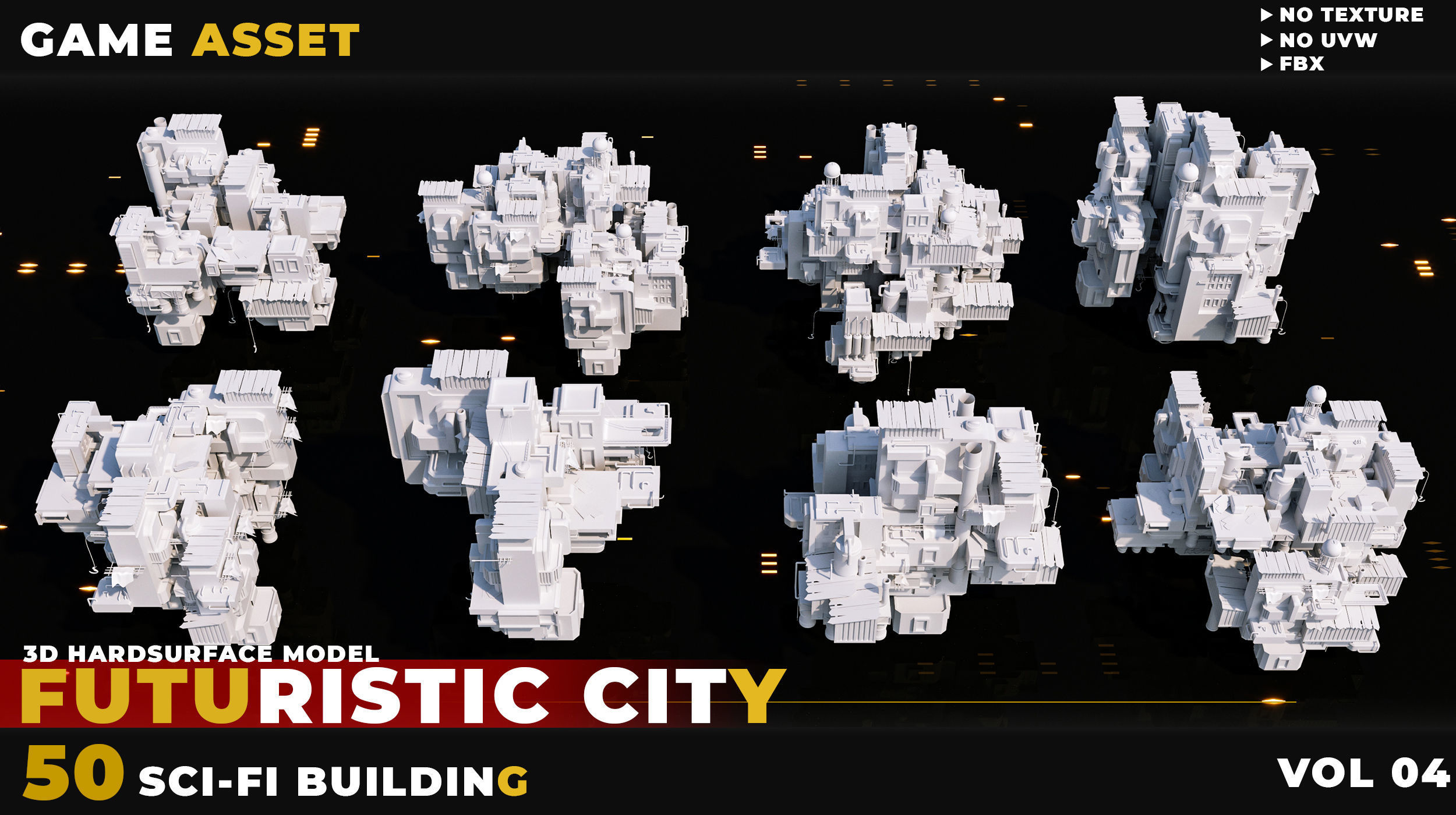 50 SCI-FI BUILDING FUTURISTIC CITY VOL 04 3D model_6