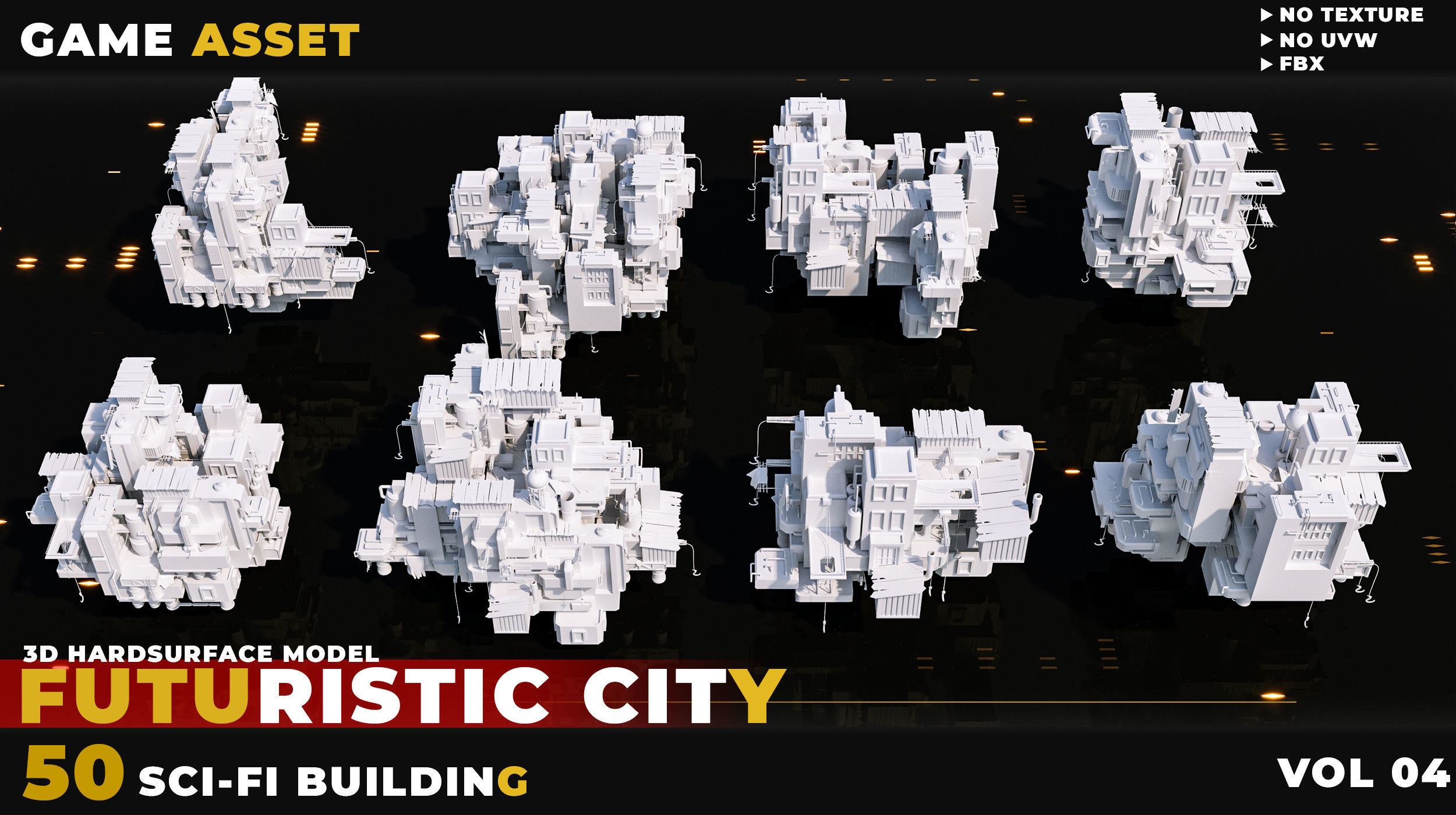 50 SCI-FI BUILDING FUTURISTIC CITY VOL 04 3D model_3