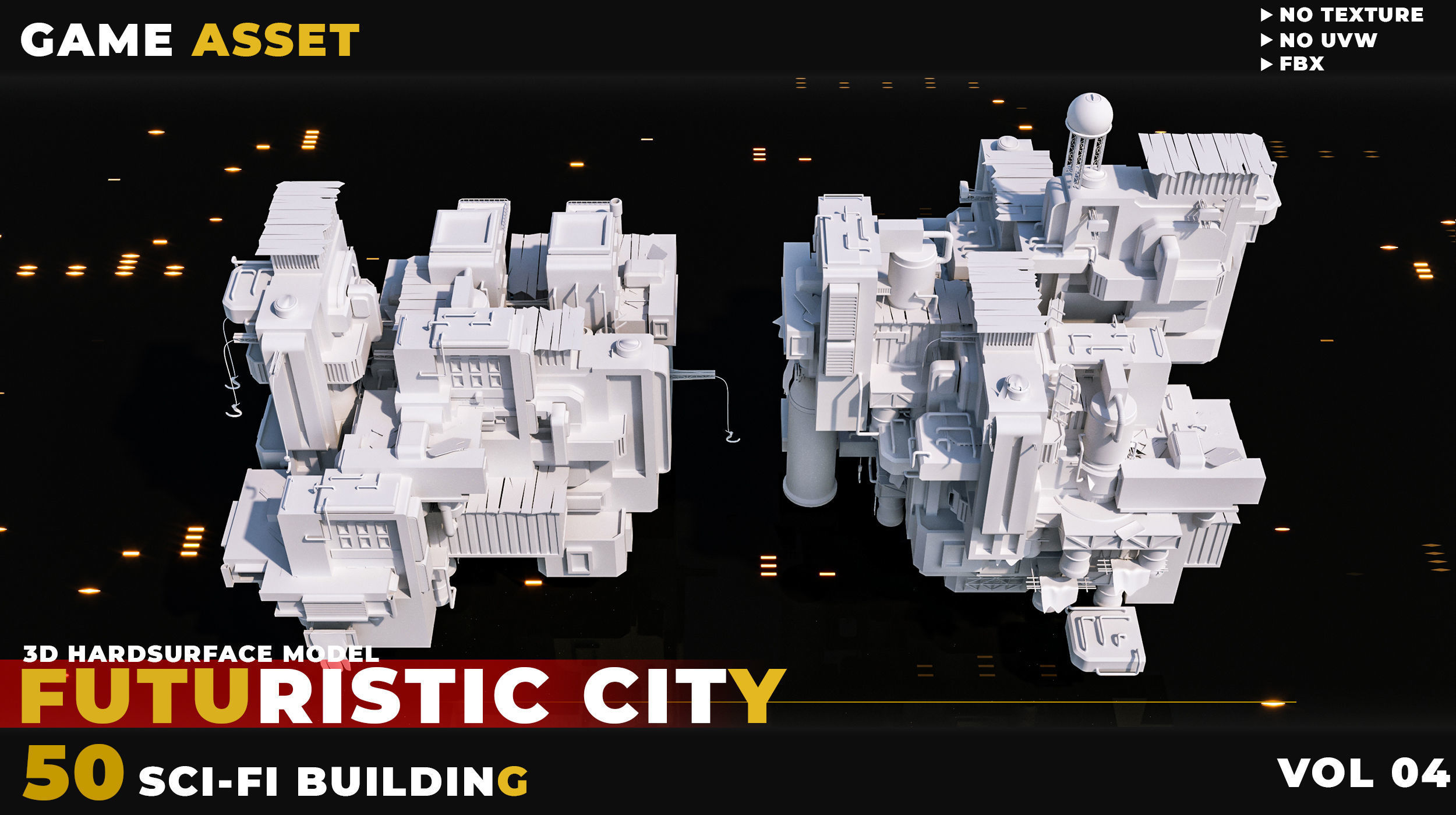 50 SCI-FI BUILDING FUTURISTIC CITY VOL 04 3D model_7