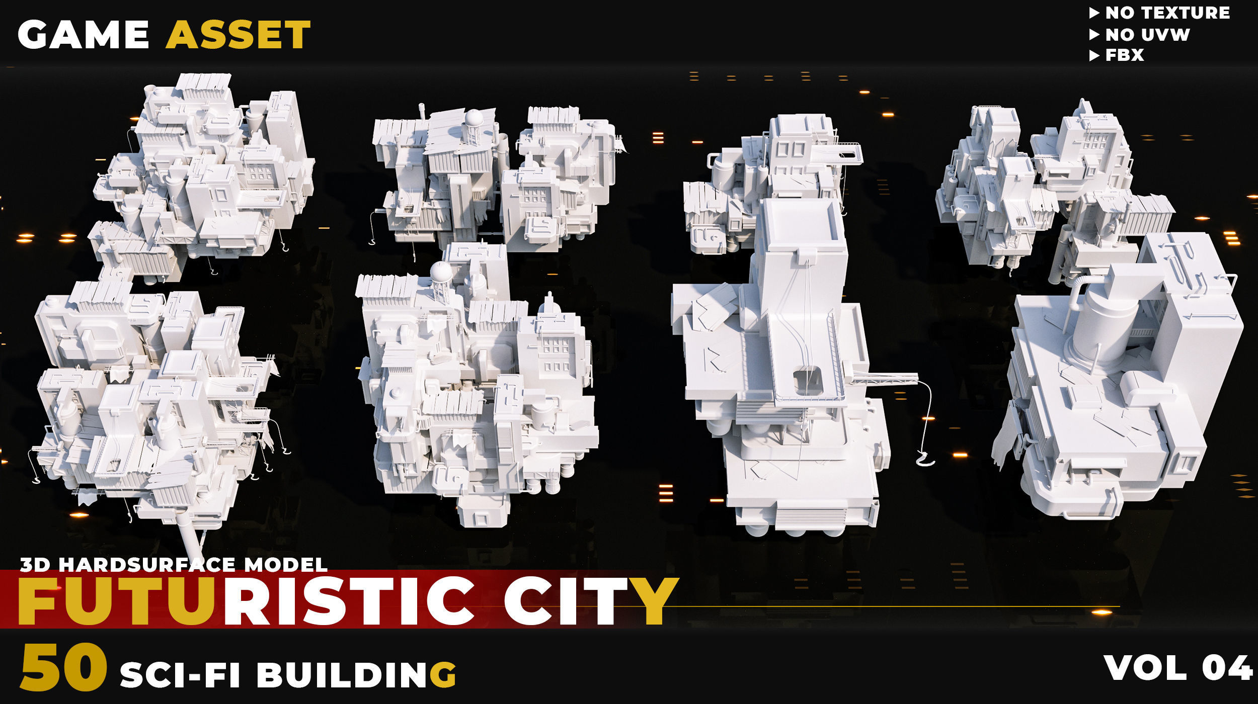 50 SCI-FI BUILDING FUTURISTIC CITY VOL 04 3D model_4