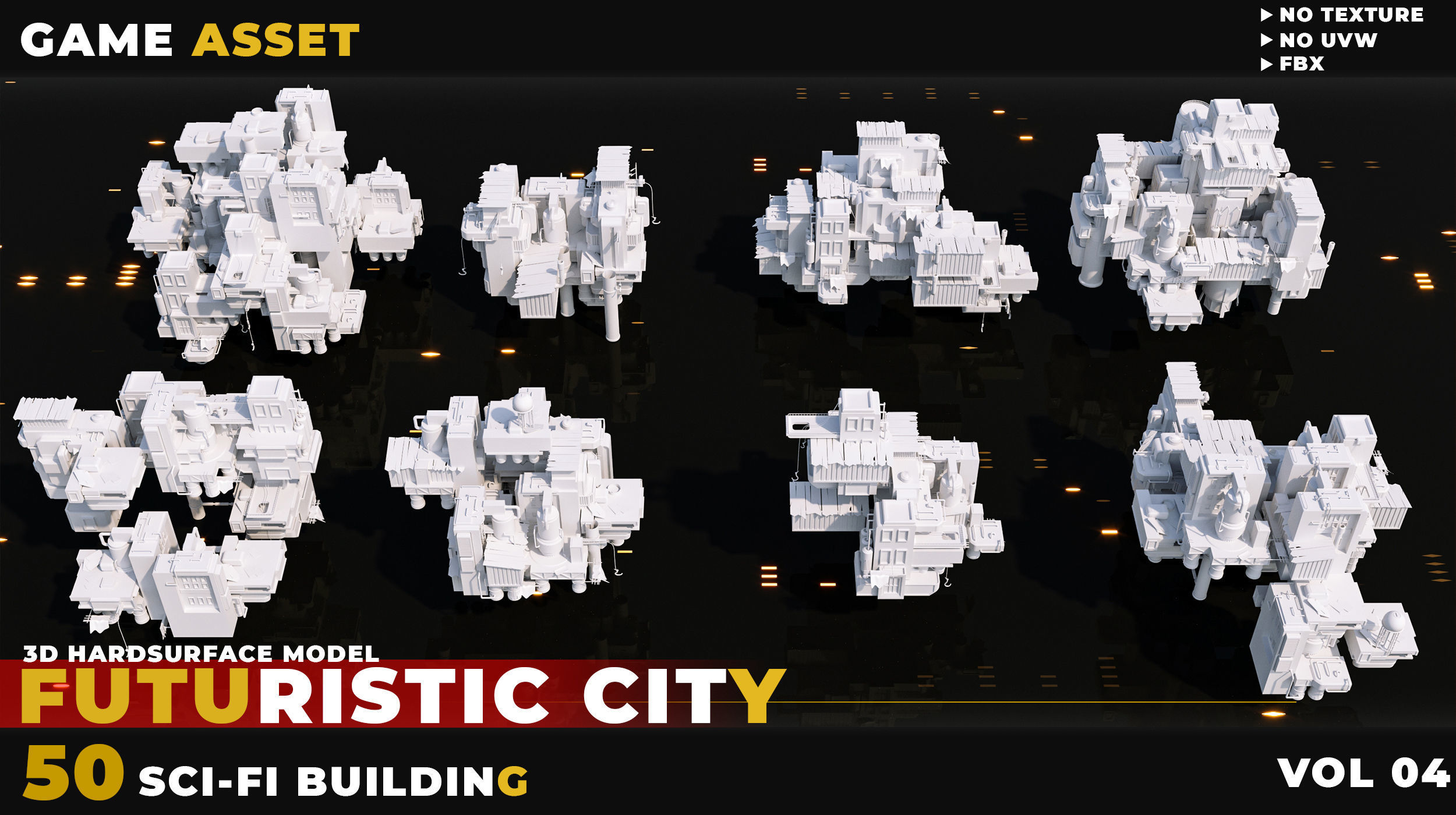 50 SCI-FI BUILDING FUTURISTIC CITY VOL 04 3D model_1