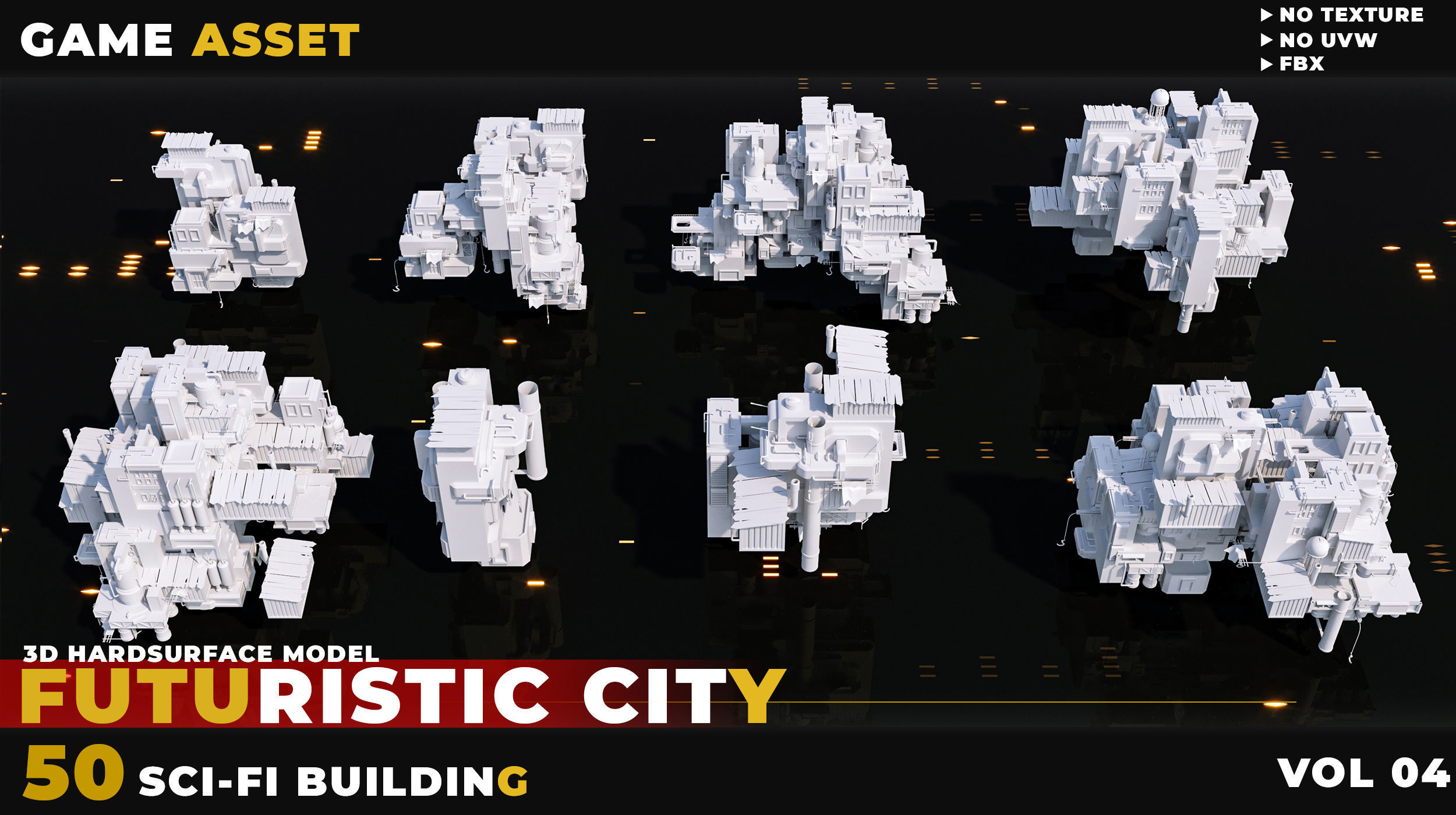 50 SCI-FI BUILDING FUTURISTIC CITY VOL 04 3D model_2