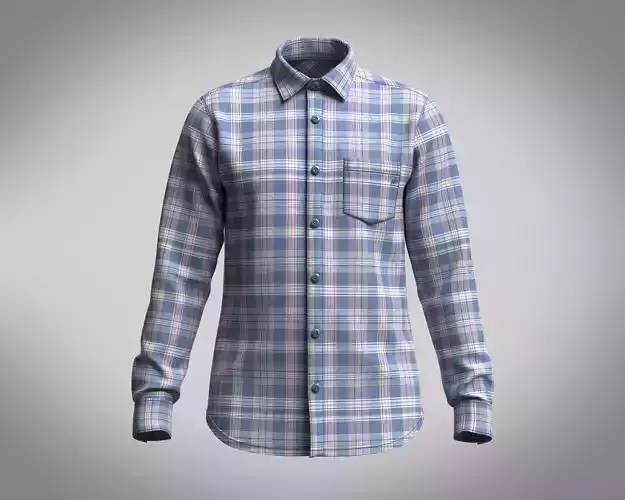 Mens Stripe Long Shirt