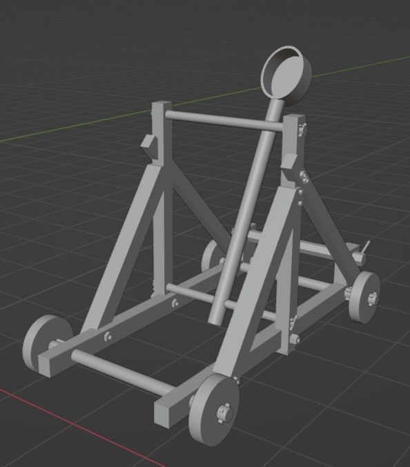 The stone thrower Free 3D print model_3