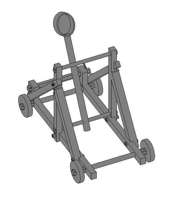 The stone thrower Free 3D print model_2