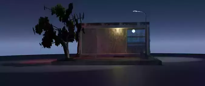 Gate 602 Free low-poly 3D model