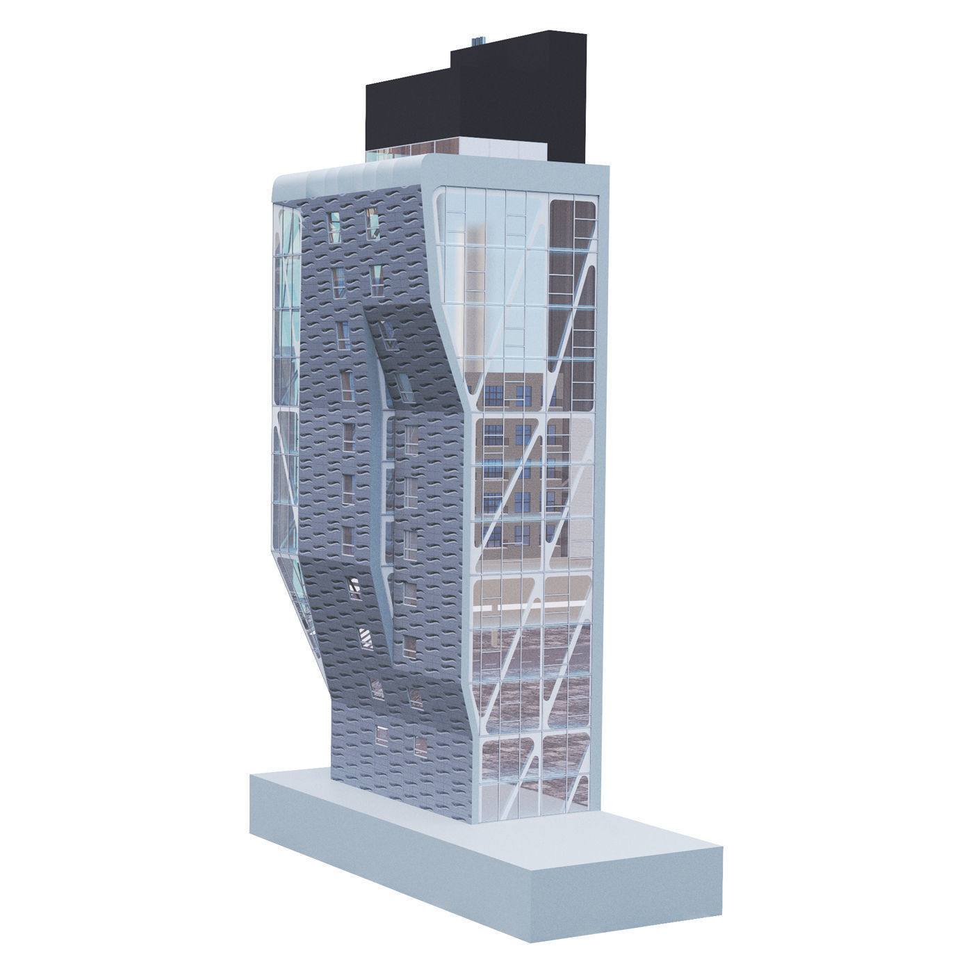 Building 515 W 23rd St New York 3D model_1