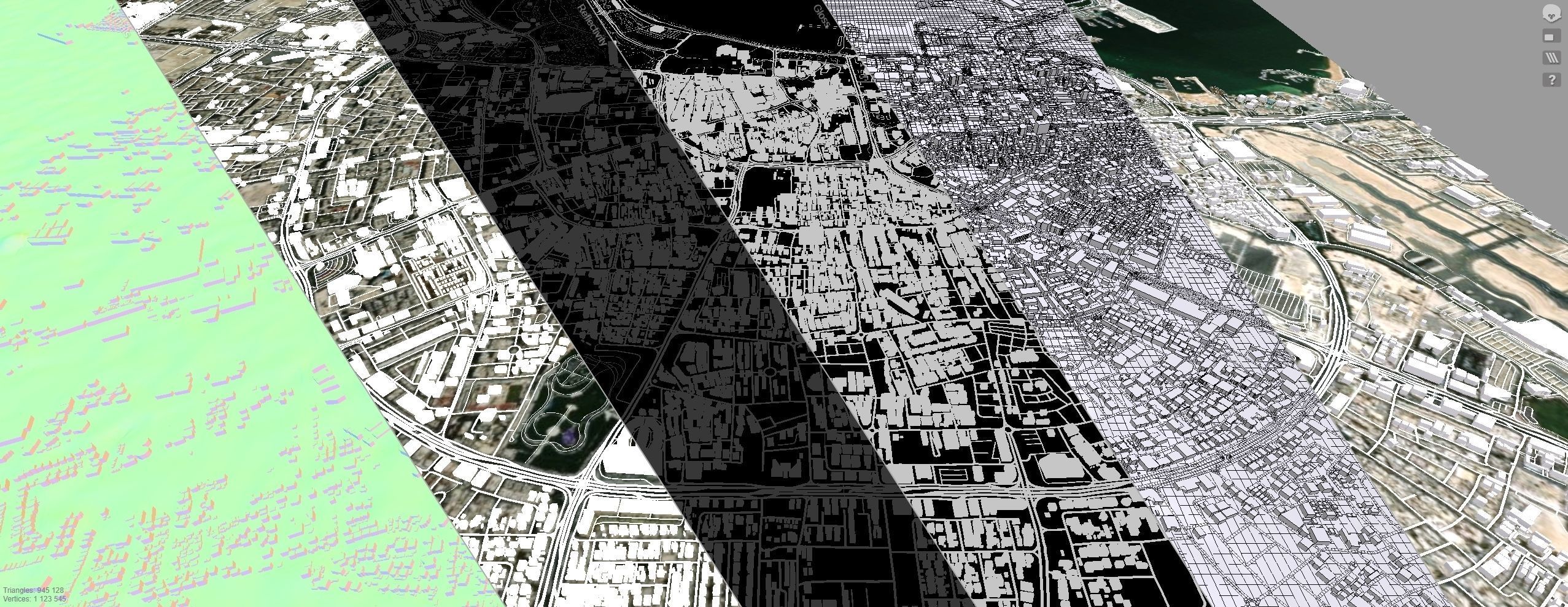 Cityscape Doha Qatar 3D model_17