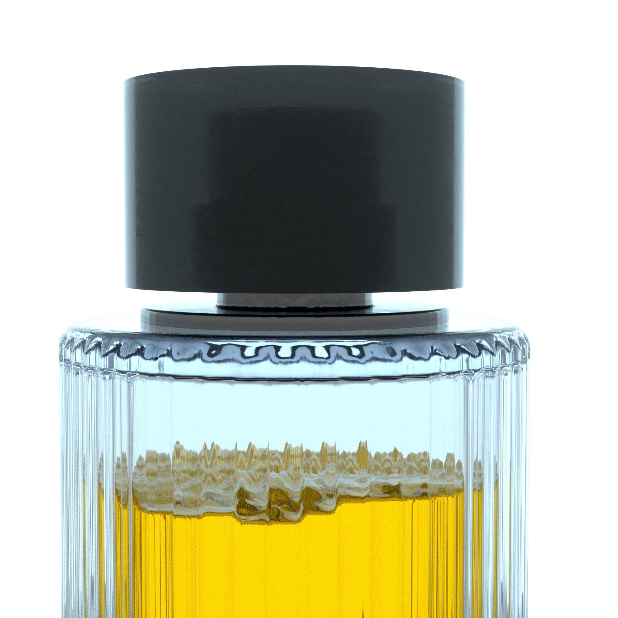 Parfum bottle glass paris 3D model_3