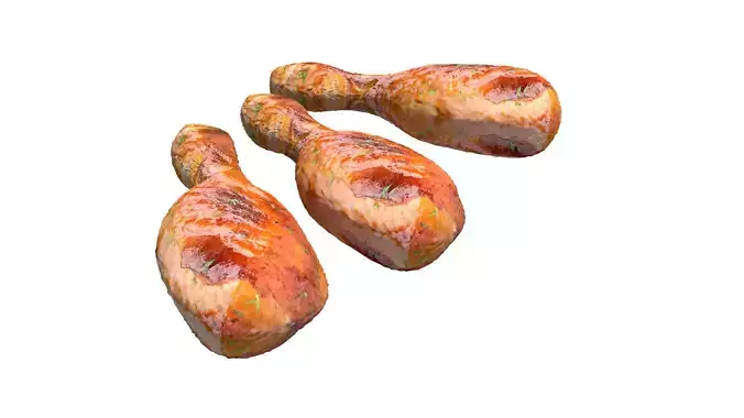 chicken piece 3d model