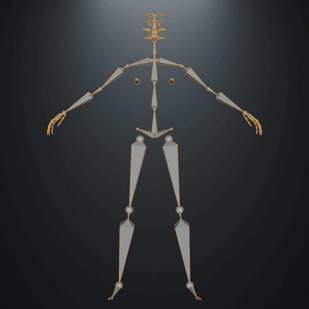 Thor Rigged Low-poly 3D model_30