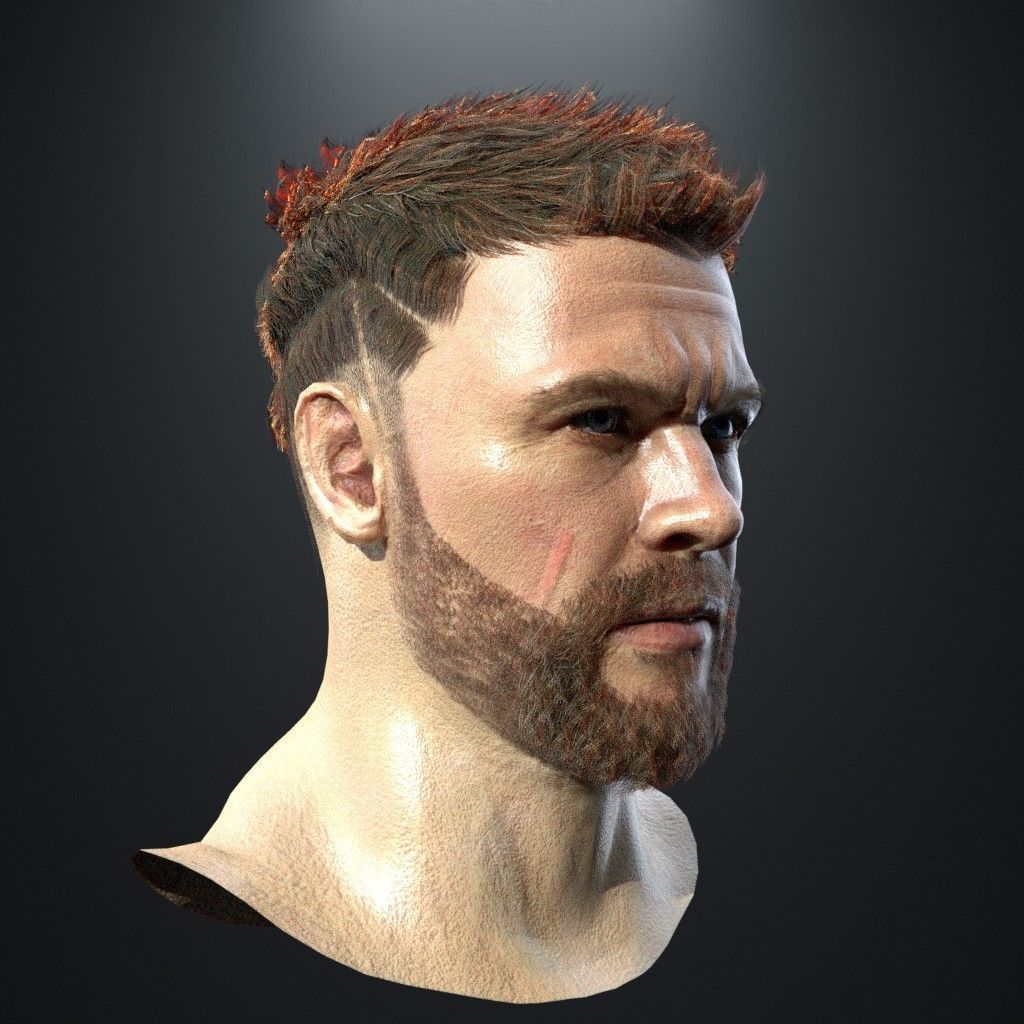 Thor Rigged Low-poly 3D model_21