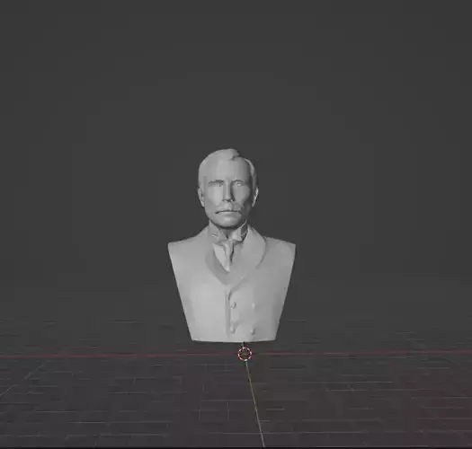 John Davison Rockefeller 3D print model