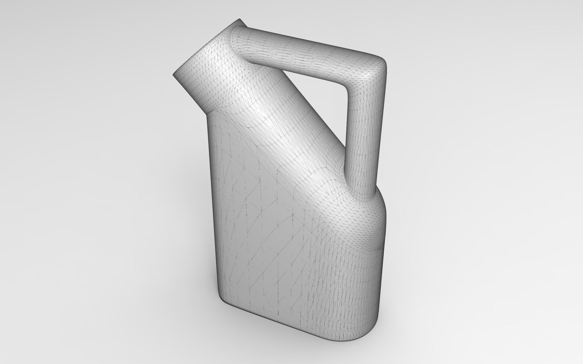 Tub Jug Low-poly 3D model_6