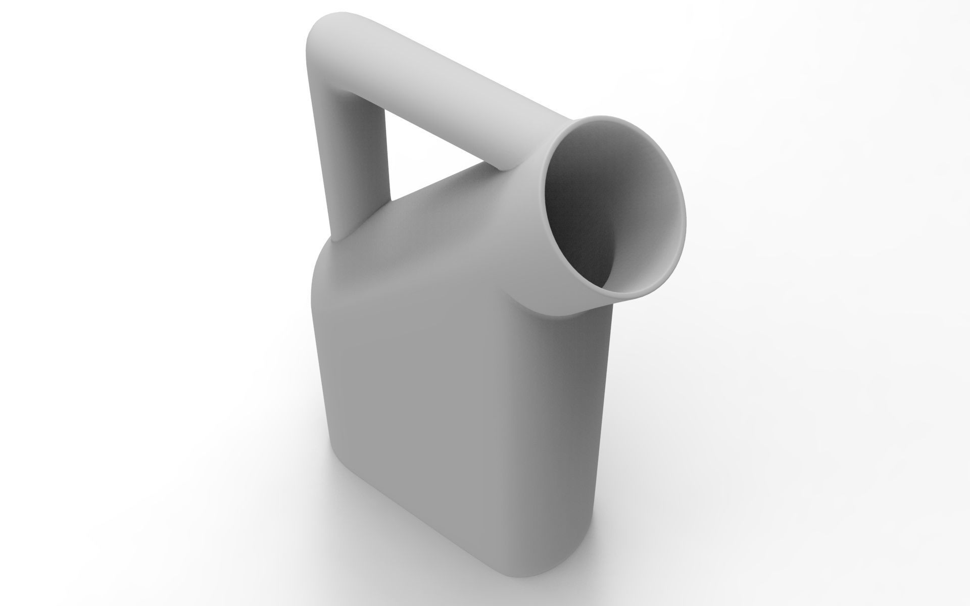 Tub Jug Low-poly 3D model_8