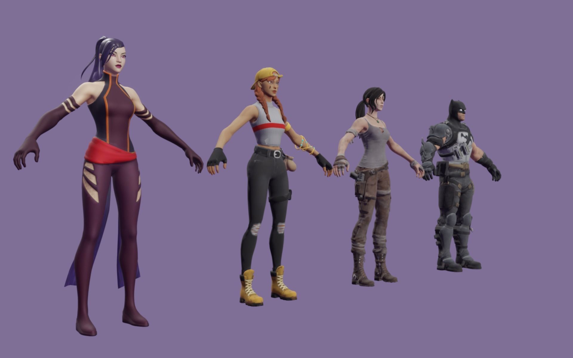 Fortnite Pack 3D model_2