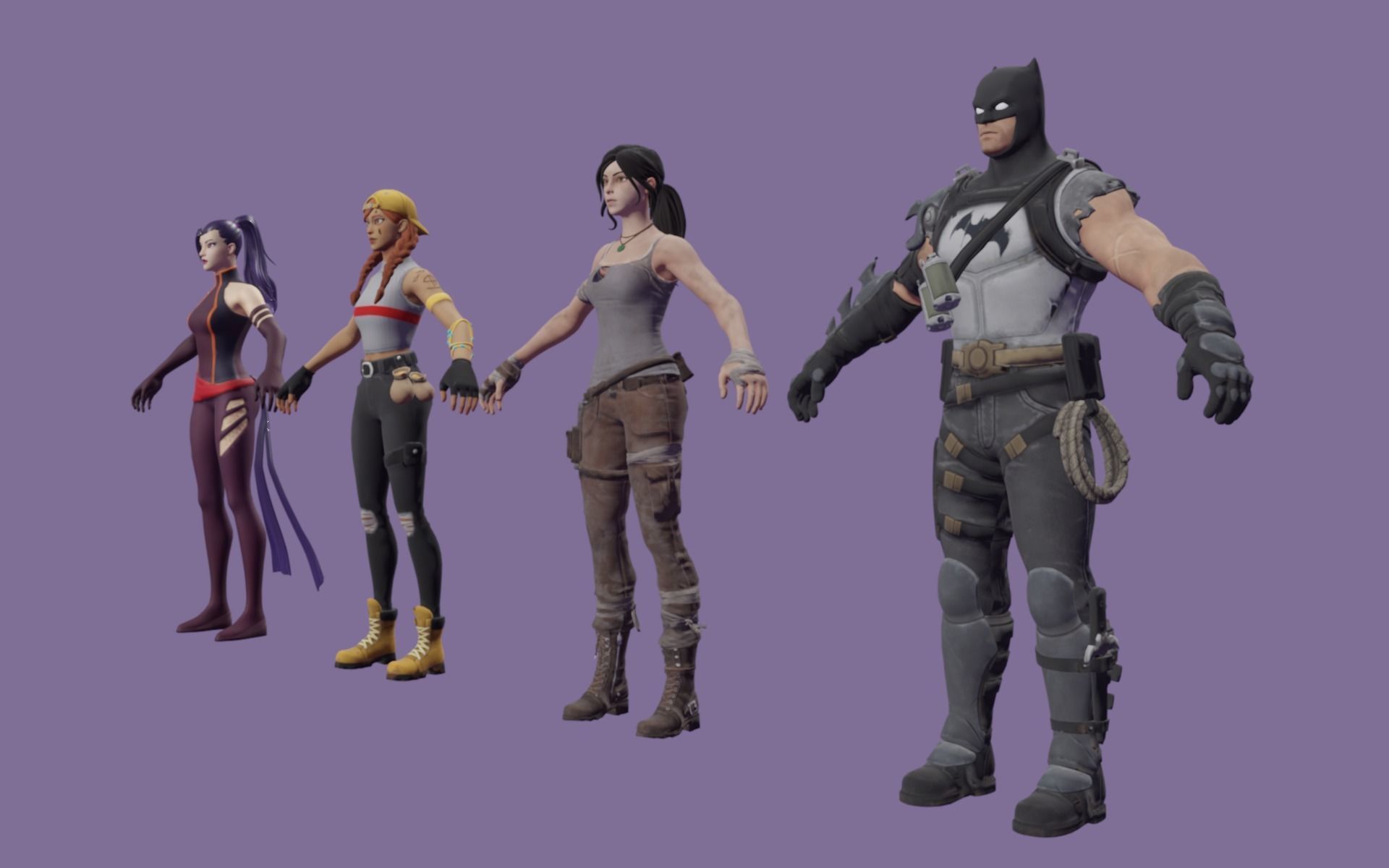 Fortnite Pack 3D model_1