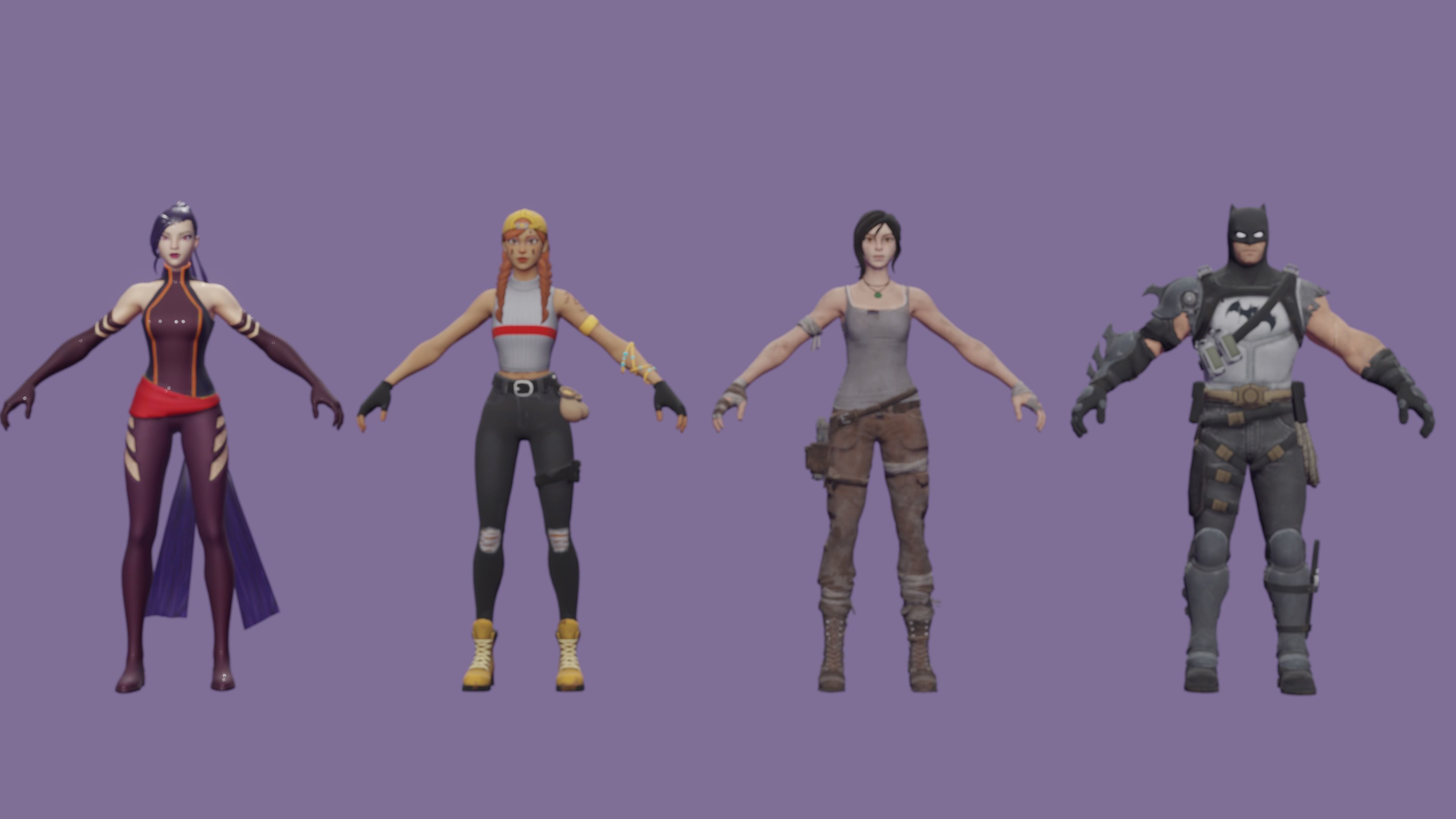 Fortnite Pack 3D model_4