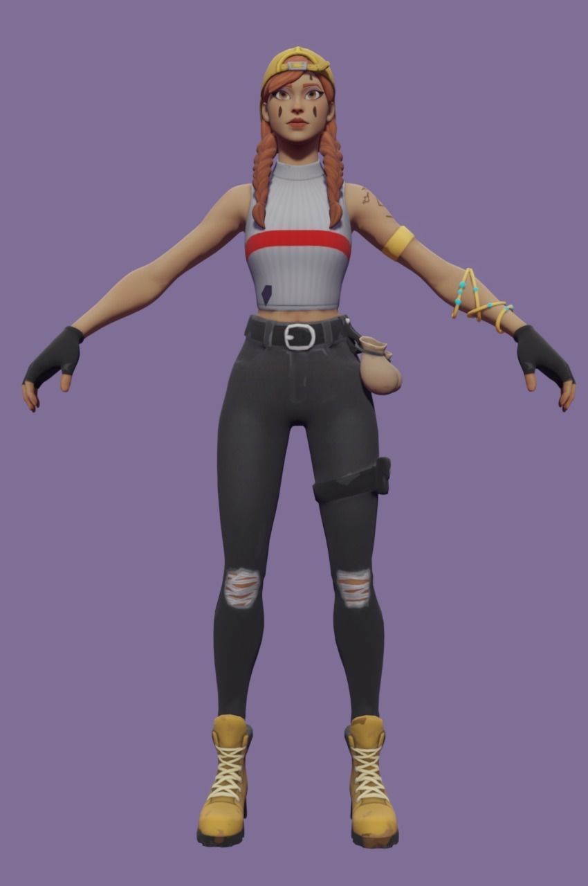Fortnite Pack 3D model_6
