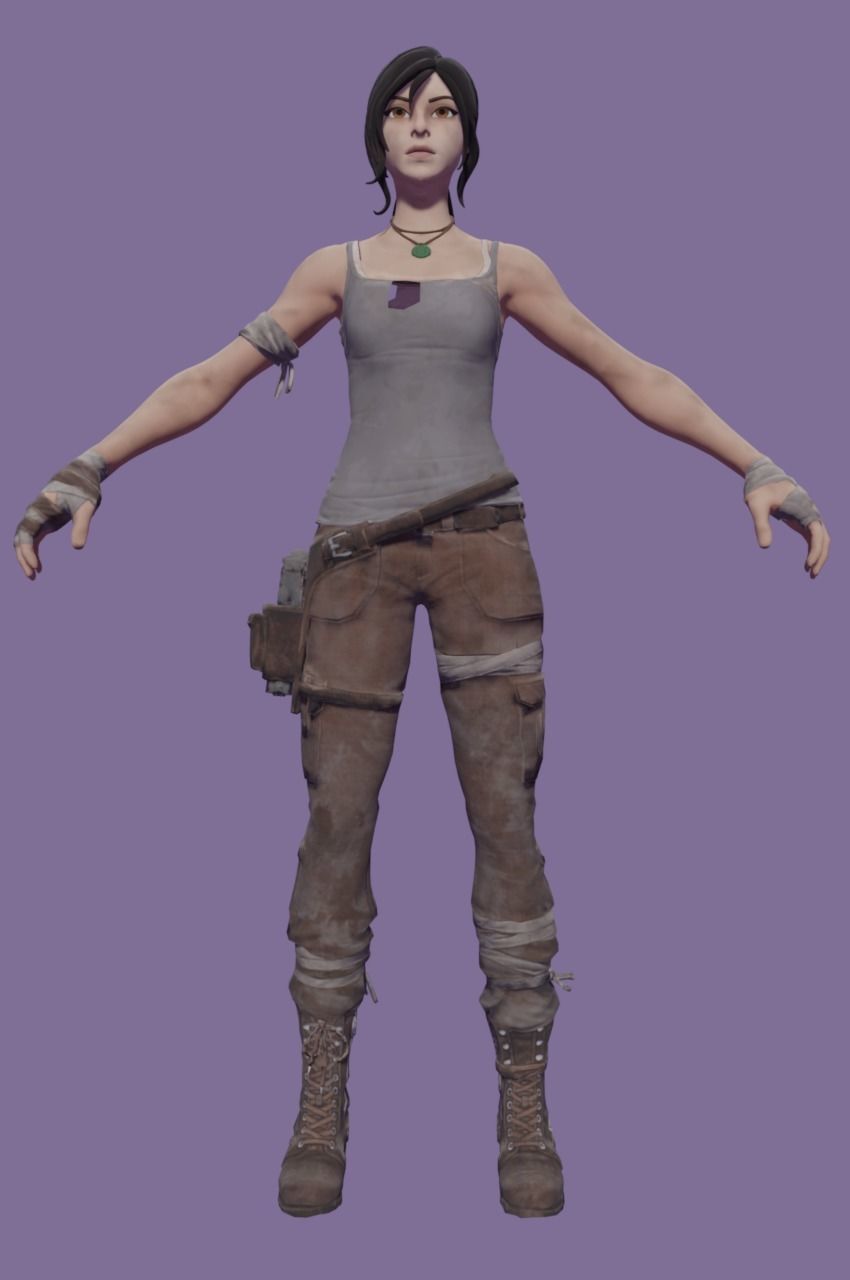 Fortnite Pack 3D model_7