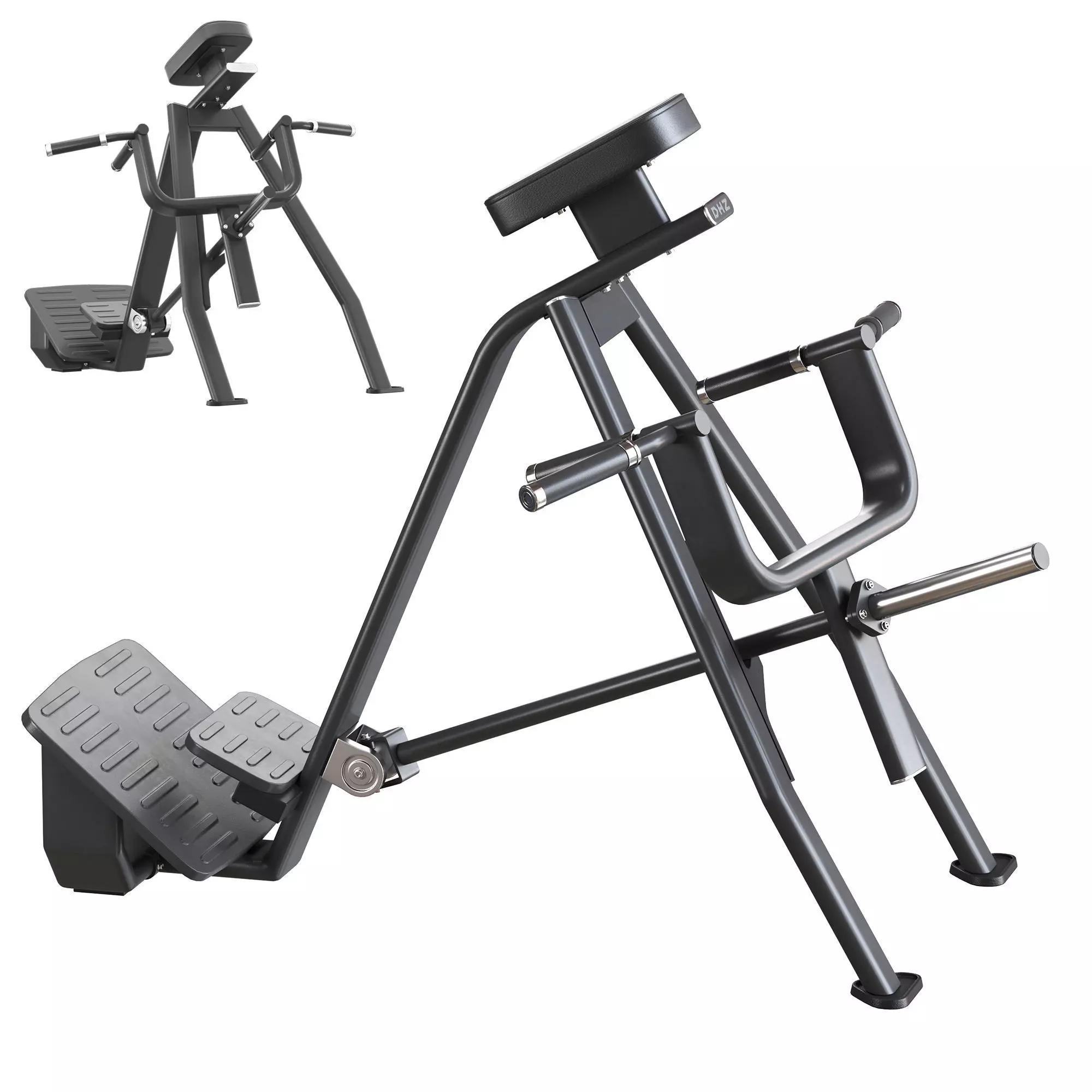 E-7061 Incline Level Row 3D model_0