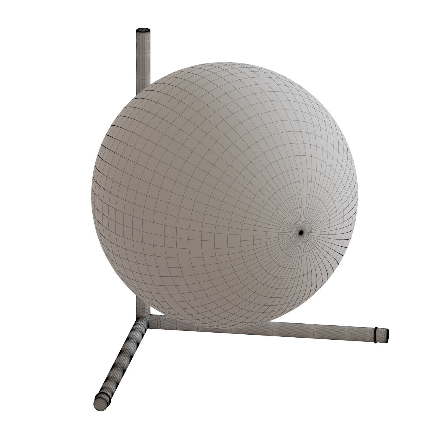 IC T2 Table Light 3D model_4