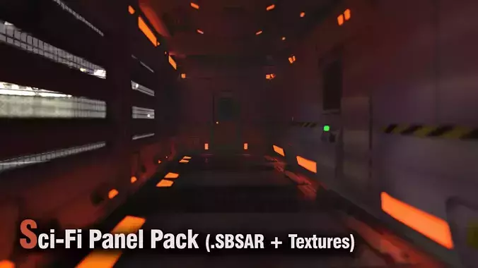 Sci-Fi Panel Pack -SBSAR