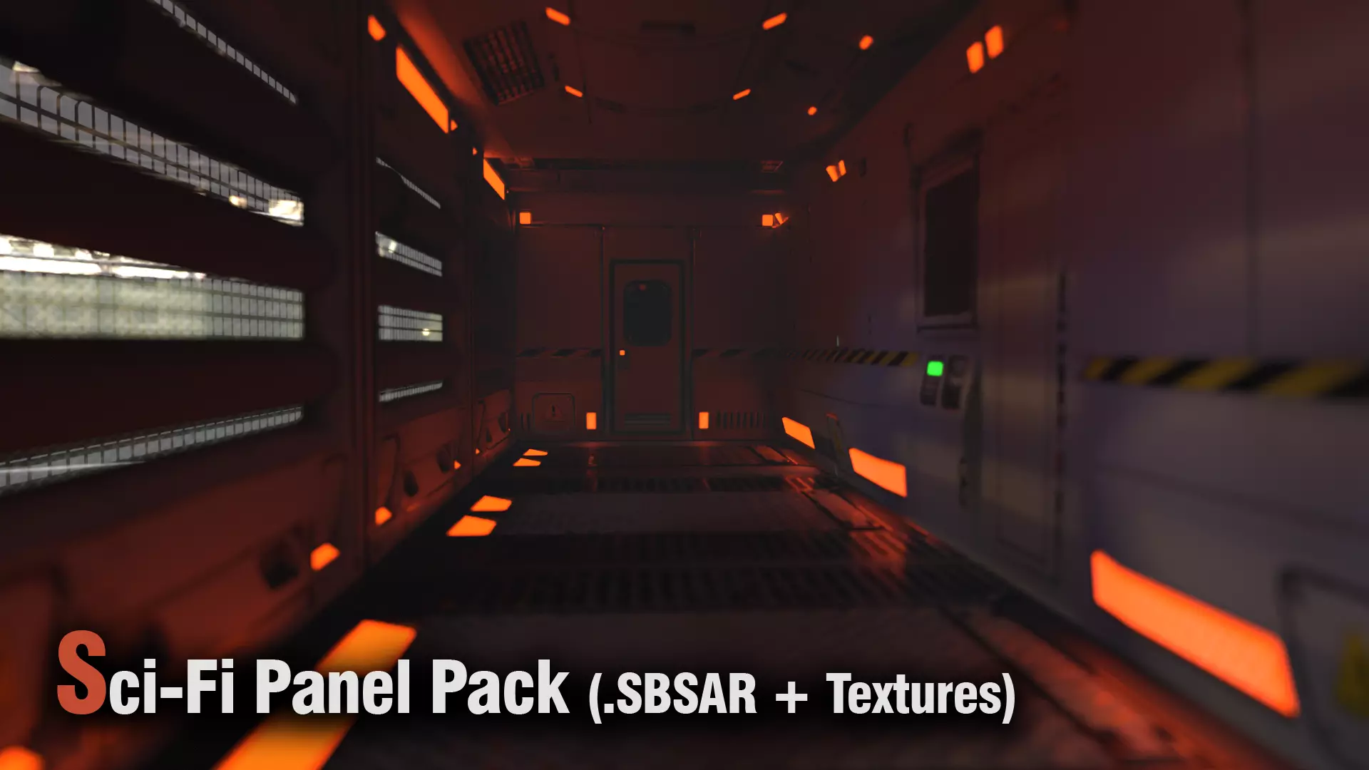 Sci-Fi Panel Pack -SBSAR Texture_0