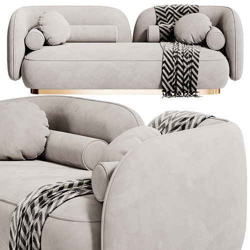 Nordic Sofa by Leader 3D model 7