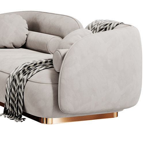 Nordic Sofa by Leader 3D model 3