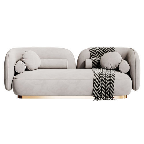 Nordic Sofa by Leader 3D model 5