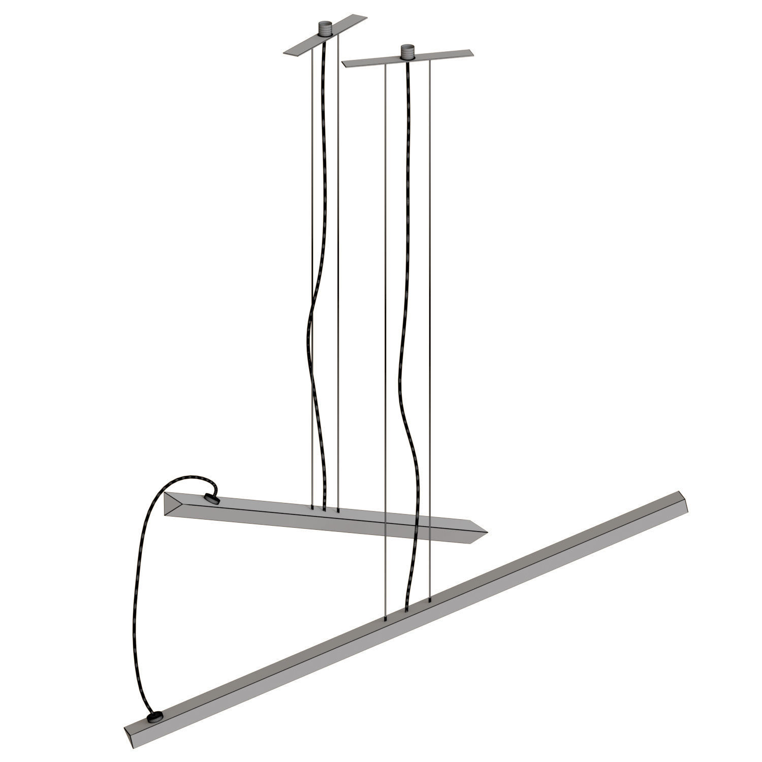 Halo Lineal Pendant 3D model_4