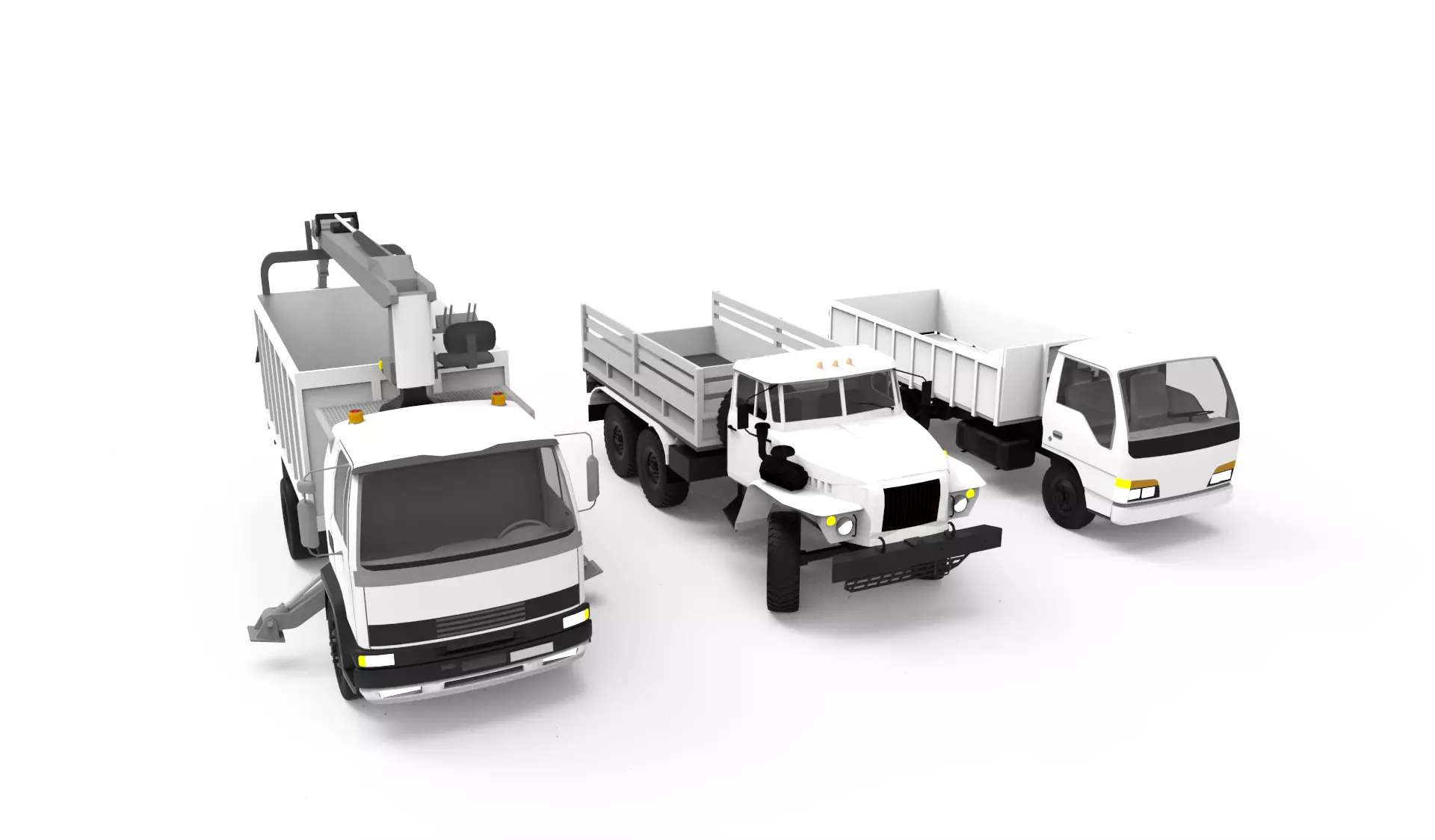 Garbage truck 3D model
