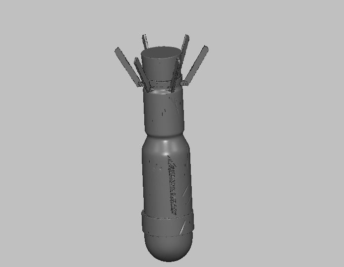 Misile file 3D print model_1