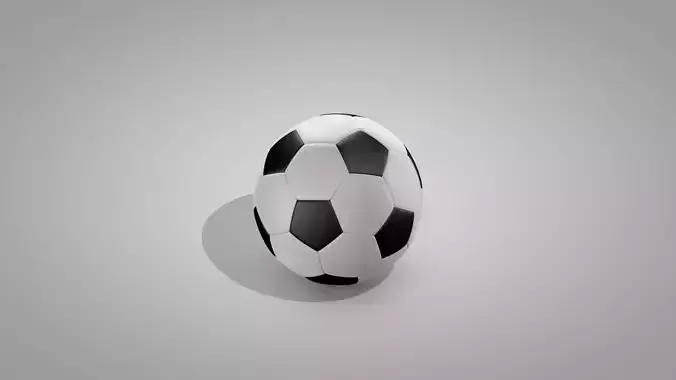 Football - Soccer Low-poly 3D model