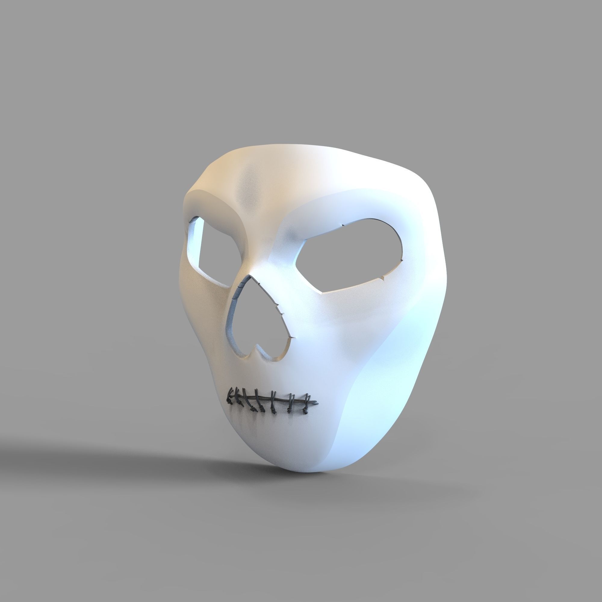 Farah CoD MWII Red Team 141 Wearable Mask 3D print model_62