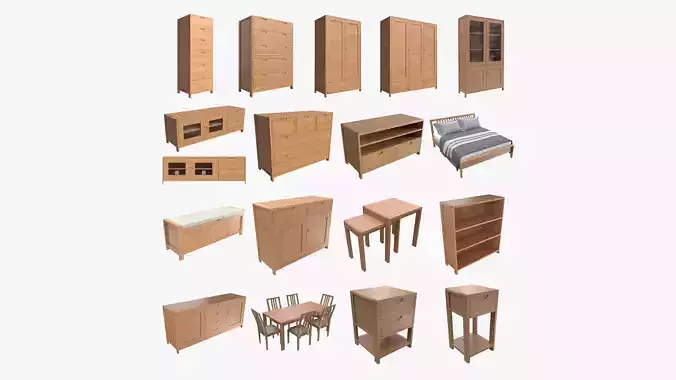 Ercol  Furniture Bosco Collection Livingroom Bedroom 